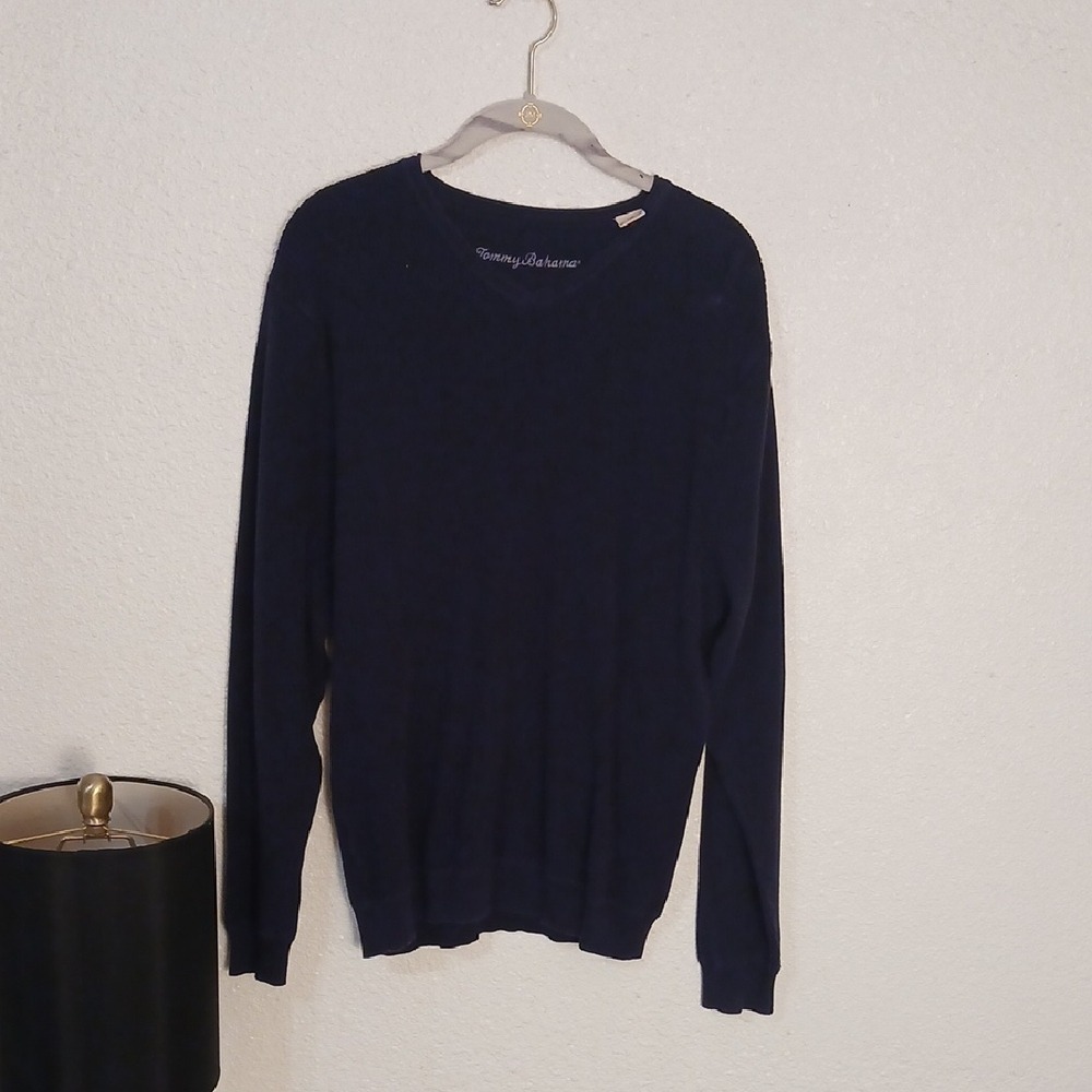 Tommy Bahama Navy Crewneck Sweater